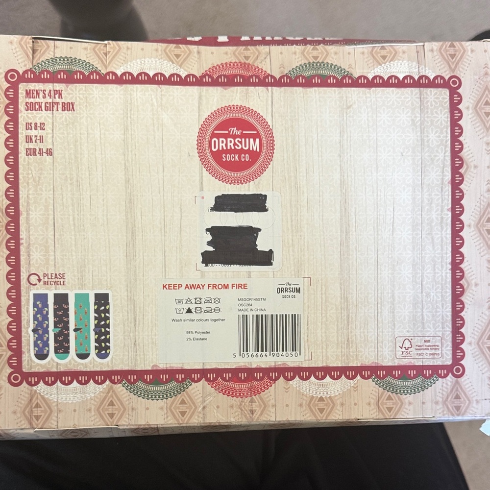 The Orrsum Sock Co. Men's Sock Gift Box